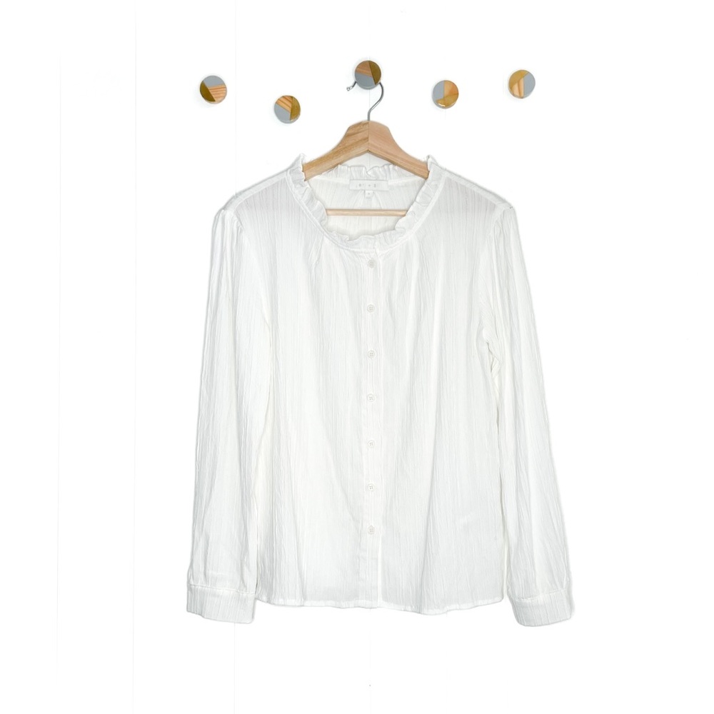 Anthropologie Eri + Ali  Button Down Blouse